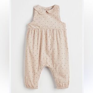 NWT Cord floral Romper with Collar